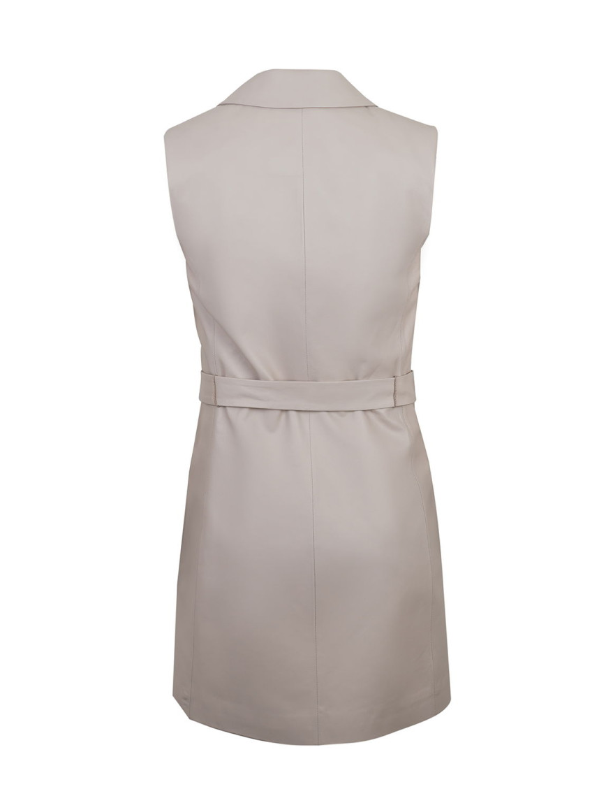 Tazia Bej Kadın Deri Elbise Tazia Bej Kadın Deri Elbise