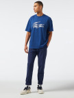 Lacoste Erkek Relaxed Fit Bisiklet Yaka Baskılı Lacivert T-Shirt Lacoste Erkek Relaxed Fit Bisiklet Yaka Baskılı Lacivert T-Shirt