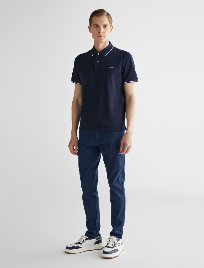 GANT Erkek Lacivert Regular Fit Polo GANT Erkek Lacivert Regular Fit Polo