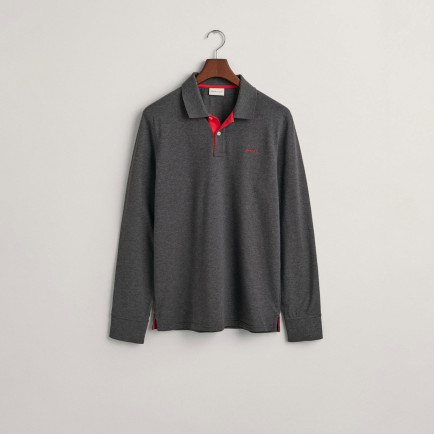 GANT Erkek Gri Regular Fit Polo GANT Erkek Gri Regular Fit Polo