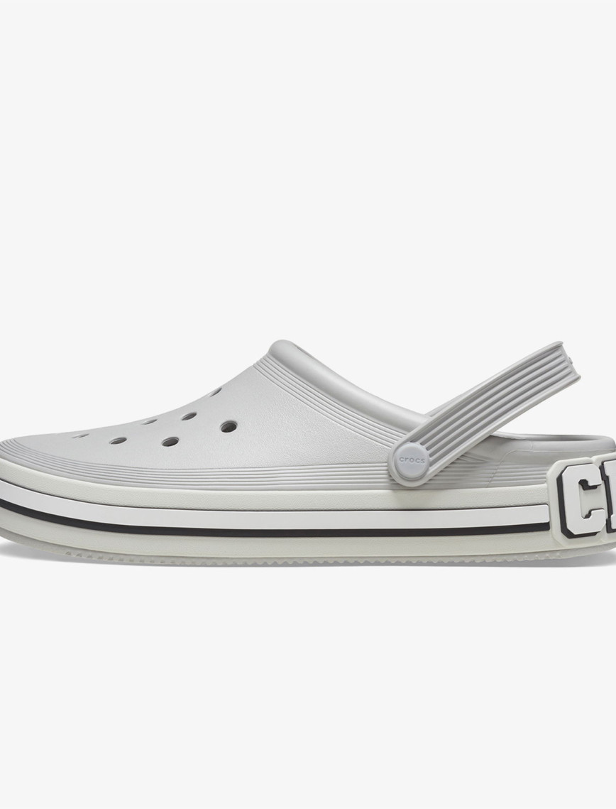 Crocs Off Court Logo Unisex Gri Terlik Crocs Off Court Logo Unisex Gri Terlik