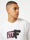 HUF Upside Downtown S/S Erkek Beyaz T-Shirt HUF Upside Downtown S/S Erkek Beyaz T-Shirt