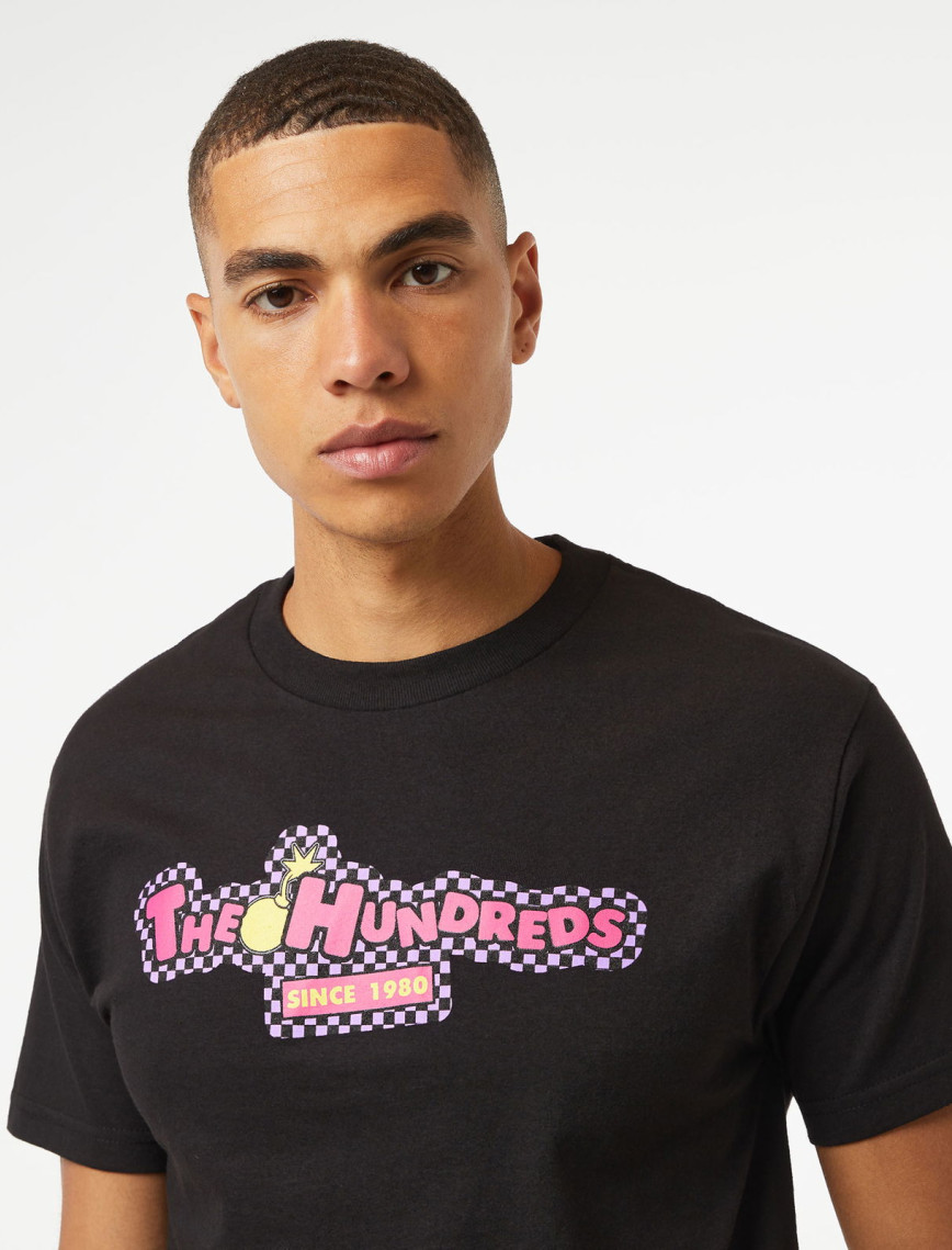 The Hundreds Push Bar Erkek Siyah T-Shirt