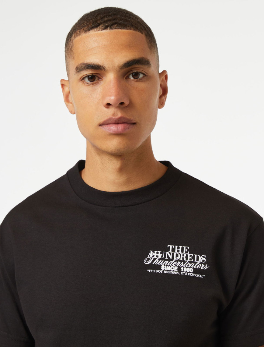 The Hundreds Business Minded Erkek Siyah T-Shirt The Hundreds Business Minded Erkek Siyah T-Shirt