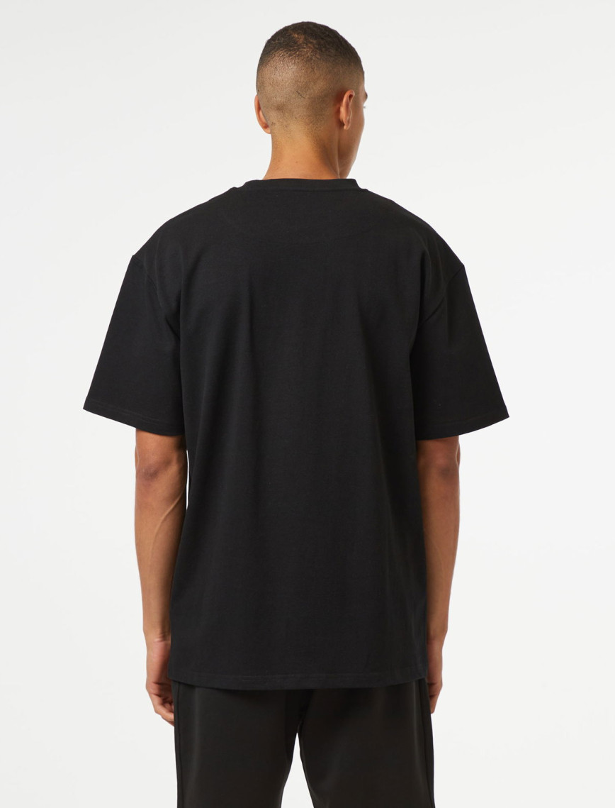 Karl Kani Autograph Heavy Jersey Boxy Erkek Siyah T-Shirt