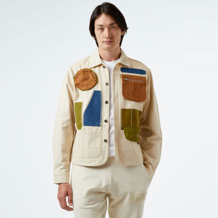 Market Rw Workstations Overshirt Erkek Beyaz Sweatshirt