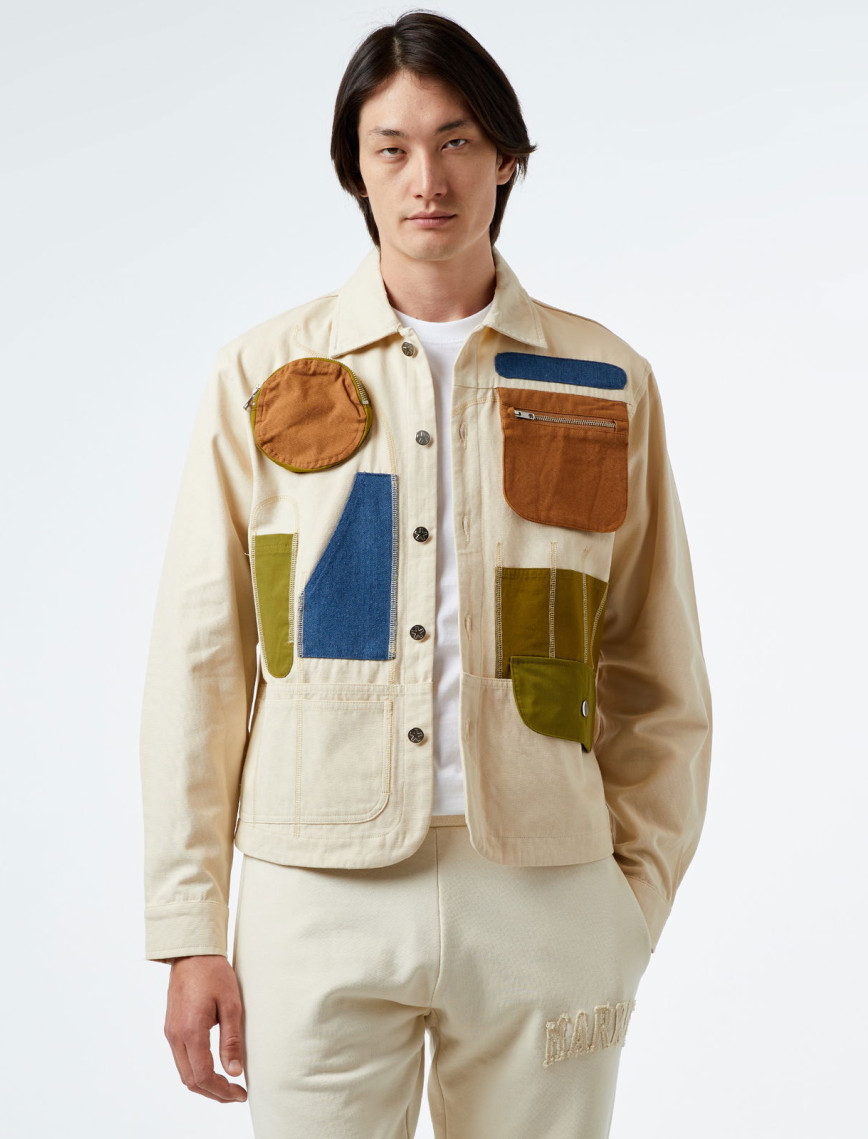 Market Rw Workstations Overshirt Erkek Beyaz Sweatshirt Market Rw Workstations Overshirt Erkek Beyaz Sweatshirt