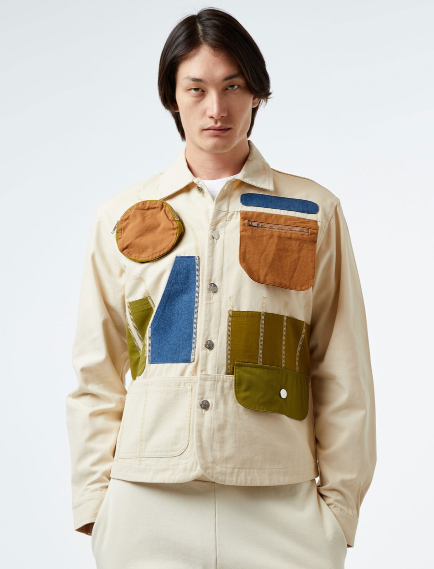 Market Rw Workstations Overshirt Erkek Beyaz Sweatshirt Market Rw Workstations Overshirt Erkek Beyaz Sweatshirt