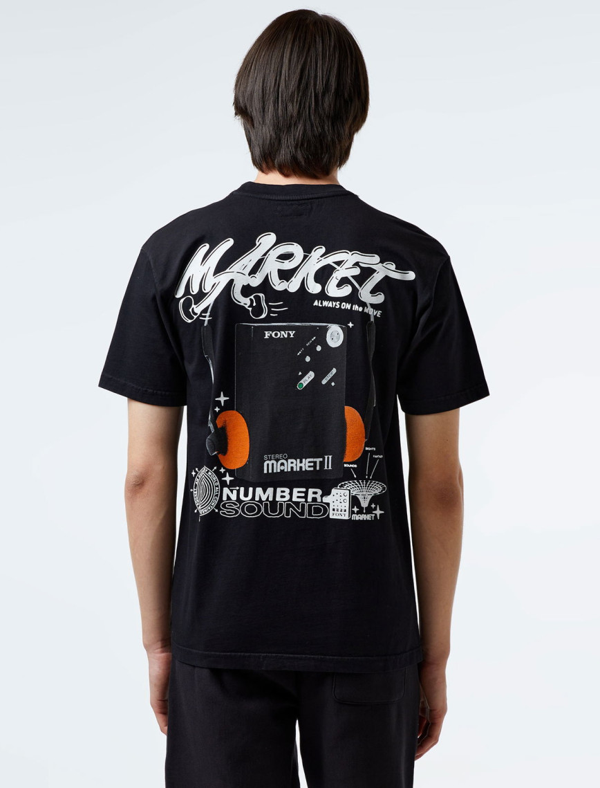 Market Audioman Erkek Siyah T-Shirt Market Audioman Erkek Siyah T-Shirt