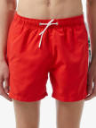 Lacoste Erkek Renk Bloklu Kırmızı Mayo Şort