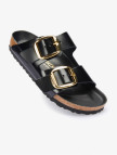 Birkenstock Arizona Big Buckle Nl High Shine Kadın Siyah Terlik Birkenstock Arizona Big Buckle Nl High Shine Kadın Siyah Terlik