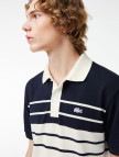 Lacoste L.12.12 Erkek Classic Fit Renk Bloklu Beyaz Polo Lacoste L.12.12 Erkek Classic Fit Renk Bloklu Beyaz Polo