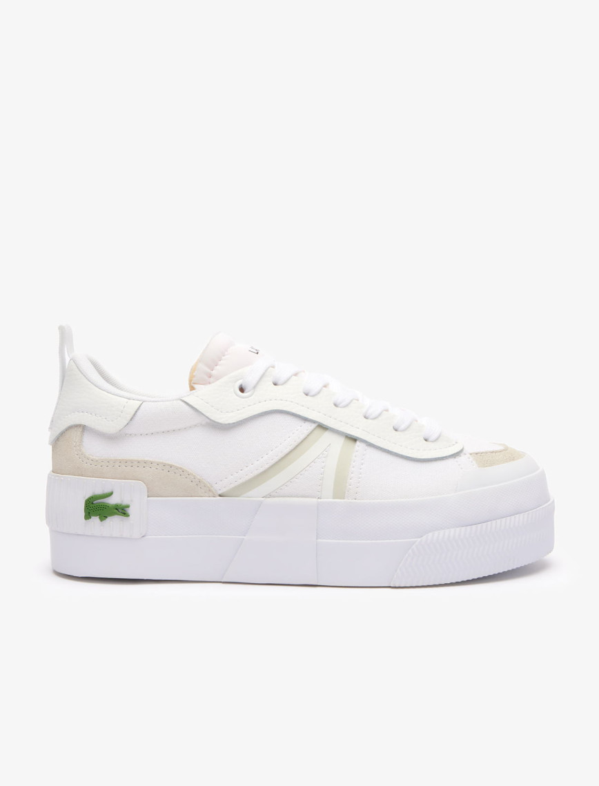 Lacoste L004 Platform Kadın Beyaz Sneaker Lacoste L004 Platform Kadın Beyaz Sneaker