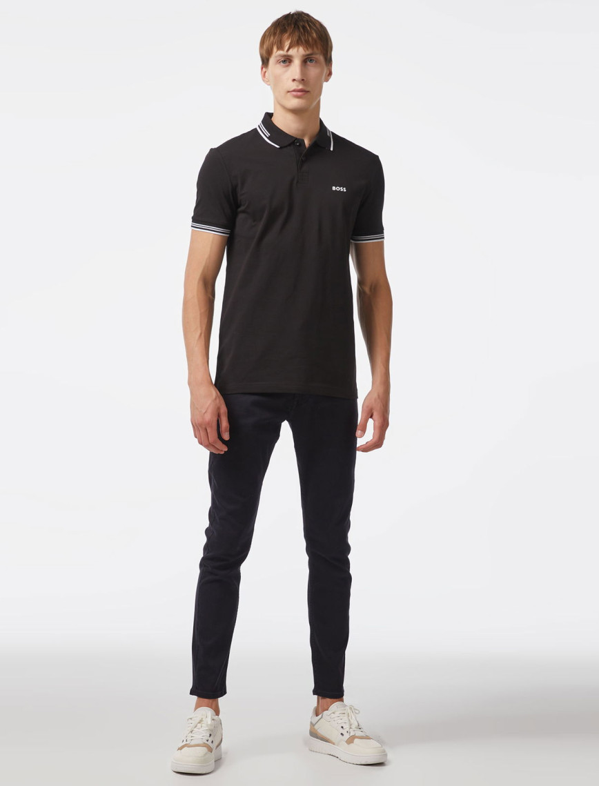 Boss Paul Erkek Siyah Polo Boss Paul Erkek Siyah Polo