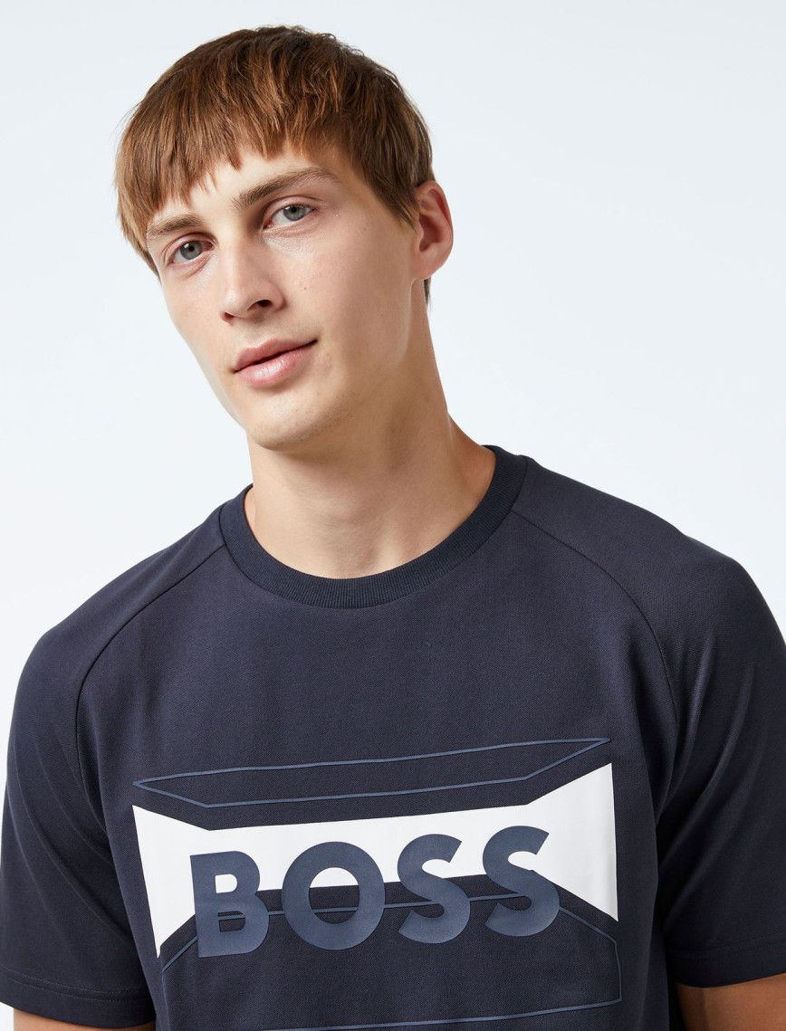 Boss Erkek Lacivert T-Shirt Boss Erkek Lacivert T-Shirt