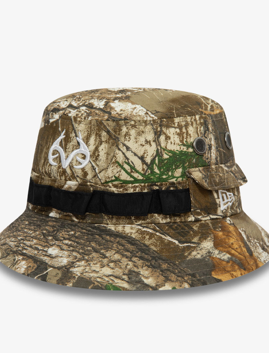 New Era Real Tree Adventure Bucket Unisex Kamuflaj Şapka New Era Real Tree Adventure Bucket Unisex Kamuflaj Şapka