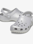 Crocs Classic Glitter Kadın Gri Terlik Crocs Classic Glitter Kadın Gri Terlik