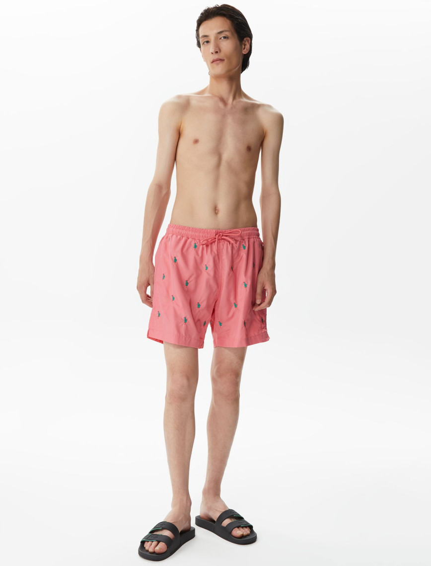 Nautica Erkek Pembe Desenli Mayo Şort Nautica Erkek Pembe Desenli Mayo Şort