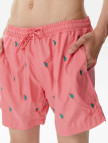 Nautica Erkek Pembe Desenli Deniz Şortu