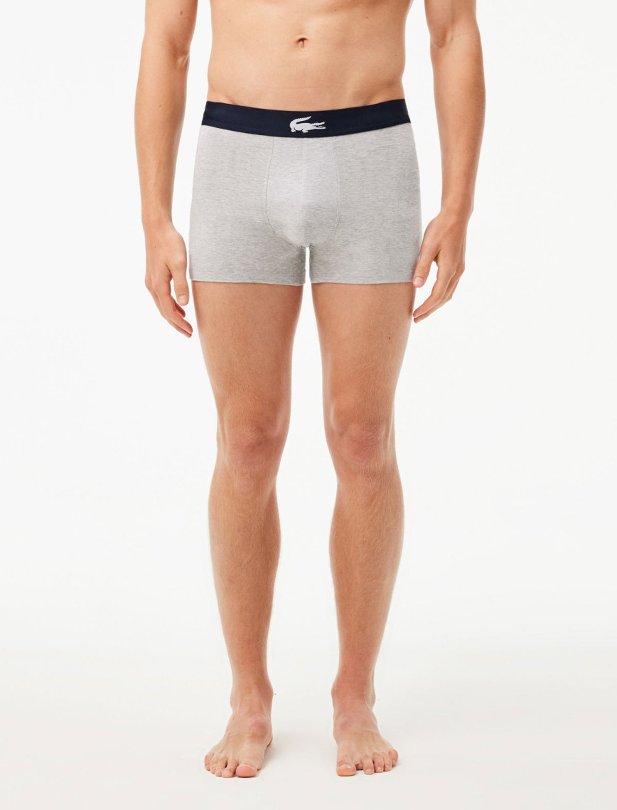 Lacoste Core Erkek 3'lü Lacivert Boxer