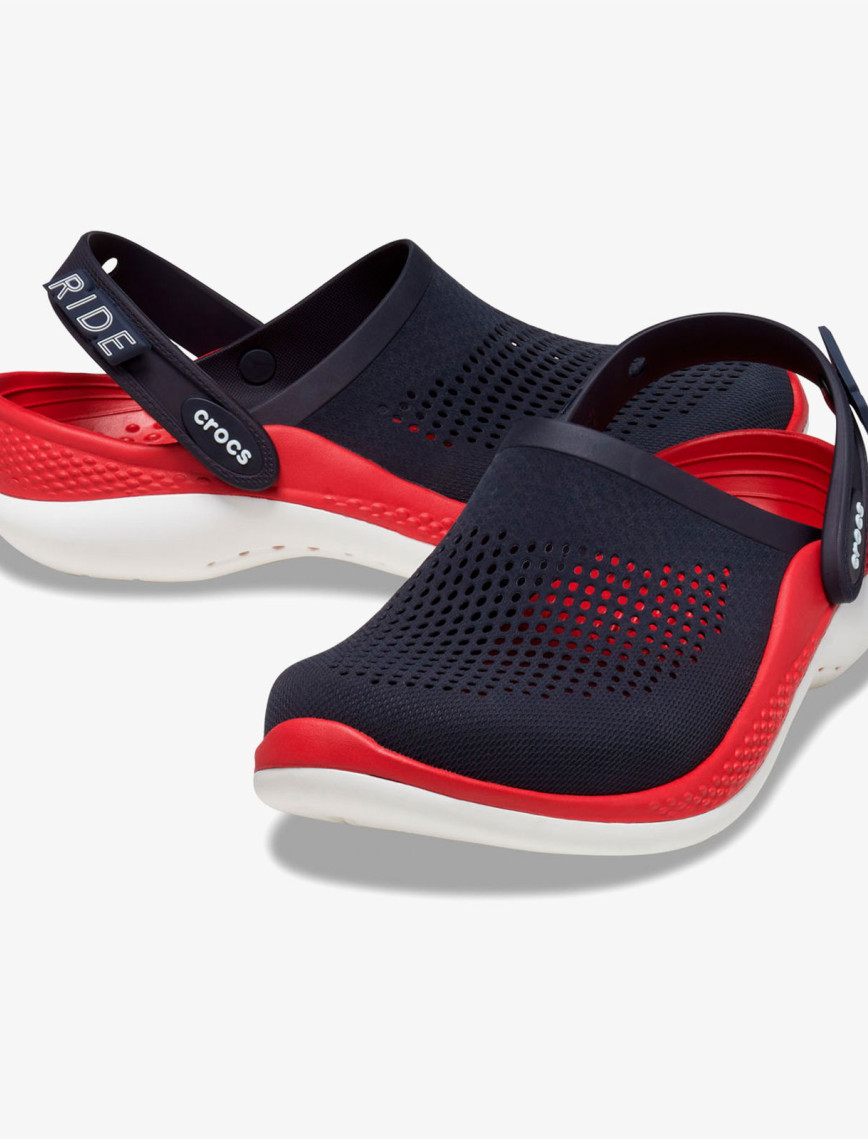 Crocs LiteRide 360 Clog Erkek Lacivert/Kırmızı Terlik Crocs LiteRide 360 Clog Erkek Lacivert/Kırmızı Terlik