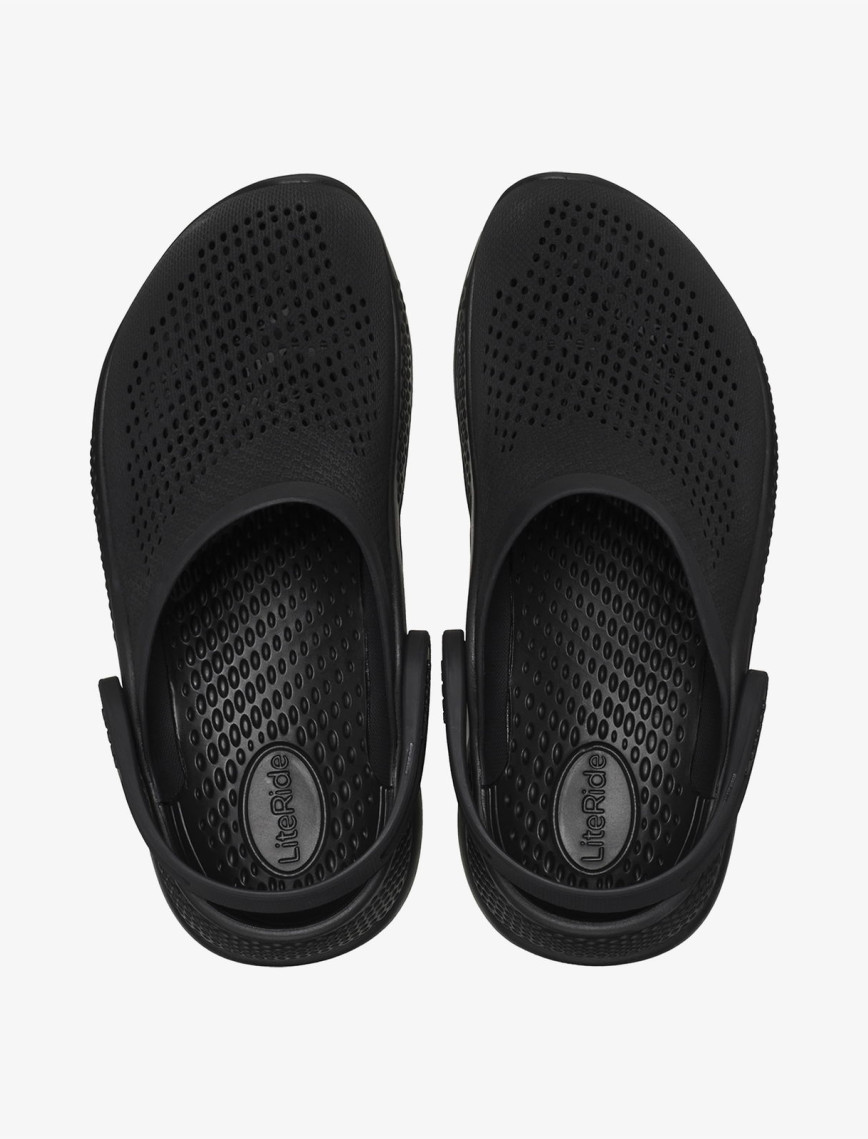 Crocs LiteRide 360 Unisex Siyah Terlik Crocs LiteRide 360 Unisex Siyah Terlik