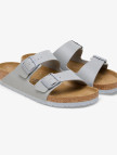 Birkenstock Arizona Bf Saffiano Erkek Gri Terlik Birkenstock Arizona Bf Saffiano Erkek Gri Terlik