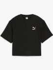 Puma Classıcs Ribbed Relaxed Kadın Siyah T-Shirt