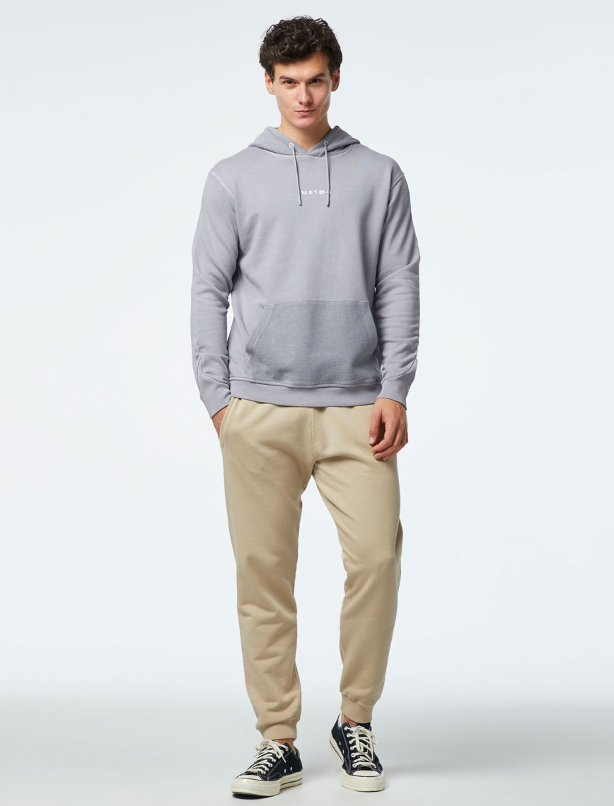 UNITED4 Classic Erkek Gri Sweatshirt