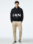 Karl Kani Retro Os Erkek Siyah Hoodie Karl Kani Retro Os Erkek Siyah Hoodie
