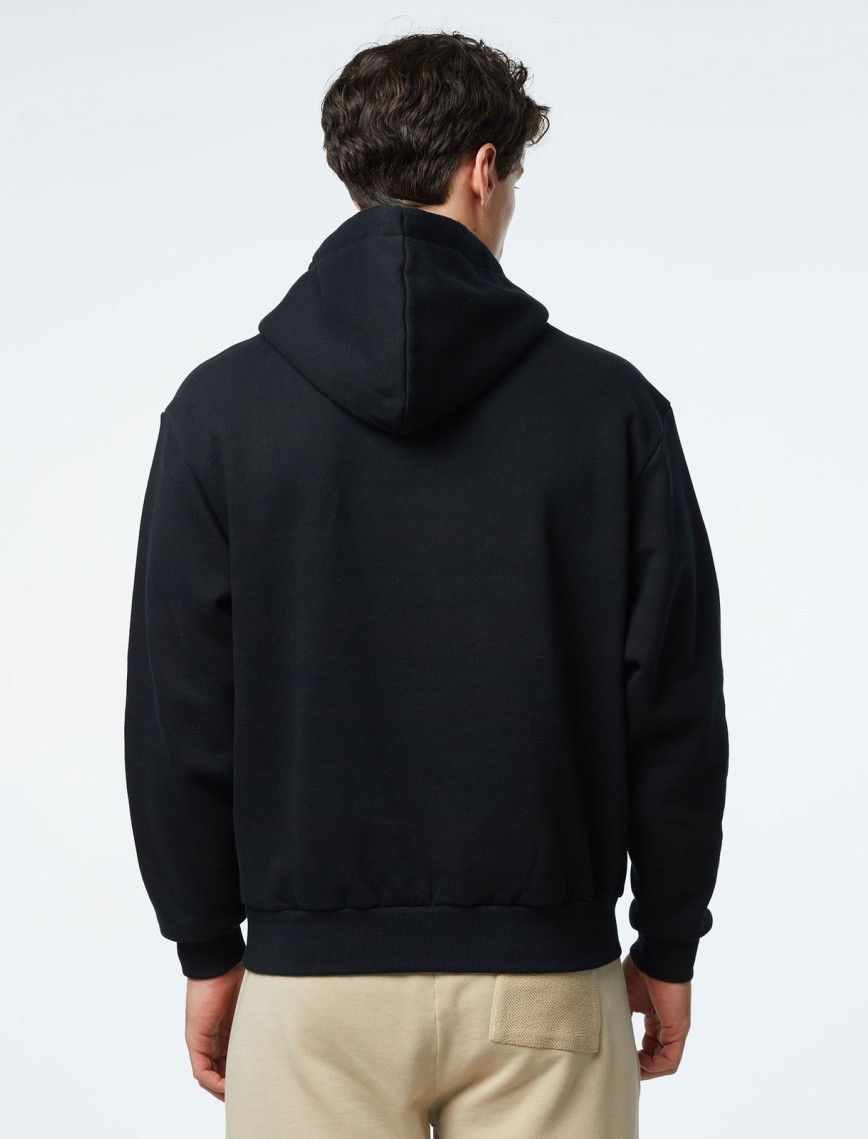 Karl Kani Retro Os Erkek Siyah Hoodie Karl Kani Retro Os Erkek Siyah Hoodie