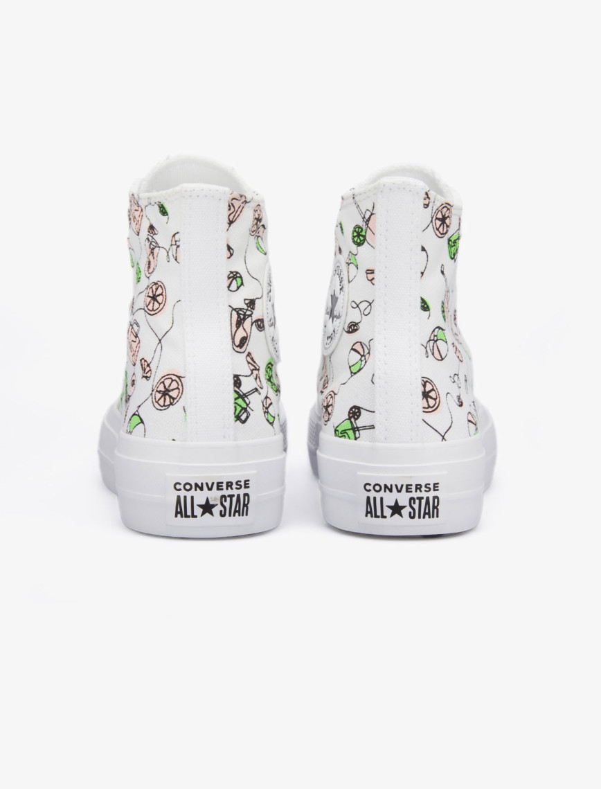 Converse Chuck Taylor All Star Lift Pink Lemonade Unisex Beyaz Platform Sneaker Converse Chuck Taylor All Star Lift Pink Lemonade Unisex Beyaz Platform Sneaker