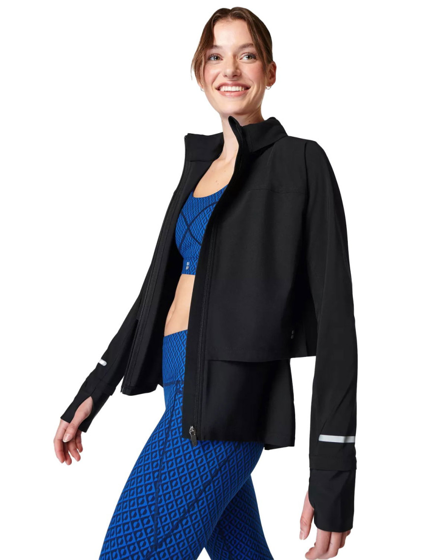 Sweaty Betty Fast Track Kadın Siyah Koşu Ceketi Sweaty Betty Fast Track Kadın Siyah Koşu Ceketi