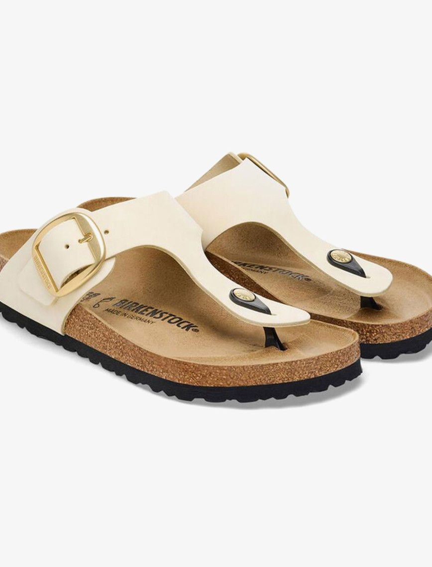 Birkenstock Gizeh Big Buckle Kadın Ekru Terlik Birkenstock Gizeh Big Buckle Kadın Ekru Terlik