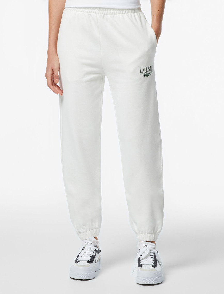 Lacoste Printed Kadın Beyaz Eşofman Altı Lacoste Printed Kadın Beyaz Eşofman Altı