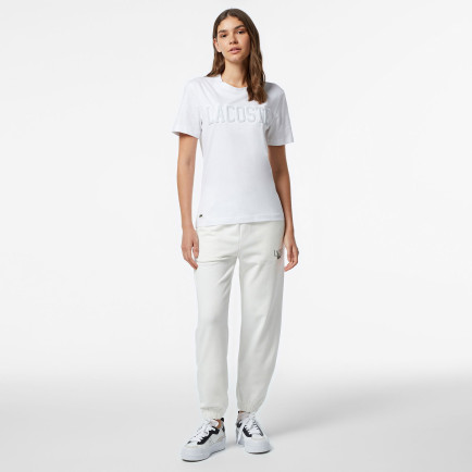 Lacoste Printed Kadın Beyaz Eşofman Altı Lacoste Printed Kadın Beyaz Eşofman Altı