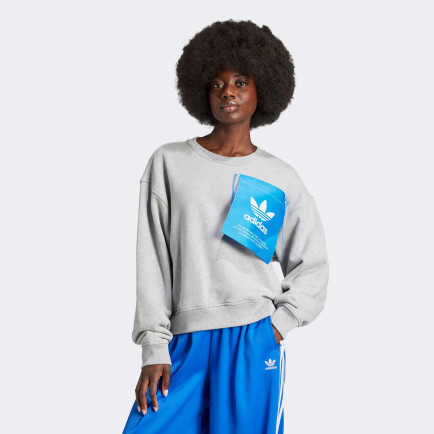 adidas Ksenia Tag Swt Kadın Gri Sweatshirt adidas Ksenia Tag Swt Kadın Gri Sweatshirt