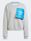 adidas Ksenia Tag Swt Kadın Gri Sweatshirt adidas Ksenia Tag Swt Kadın Gri Sweatshirt