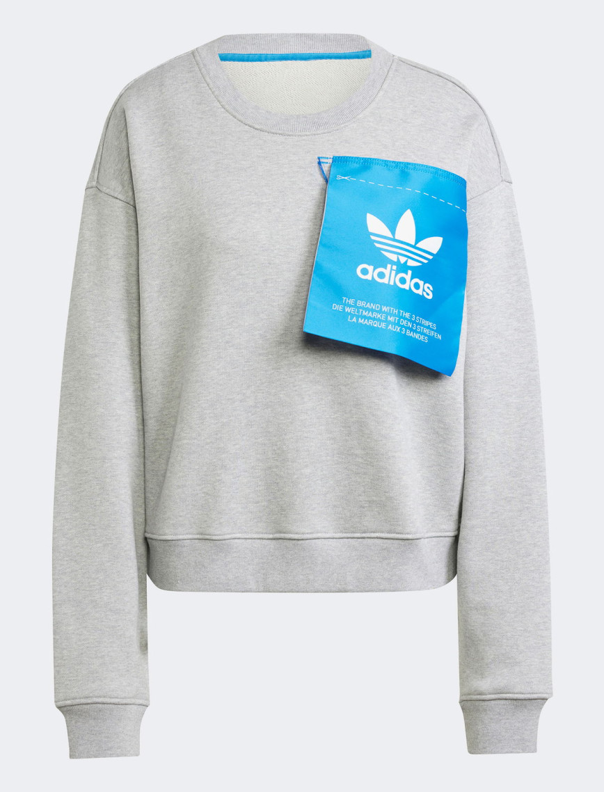 adidas Ksenia Tag Swt Kadın Gri Sweatshirt adidas Ksenia Tag Swt Kadın Gri Sweatshirt