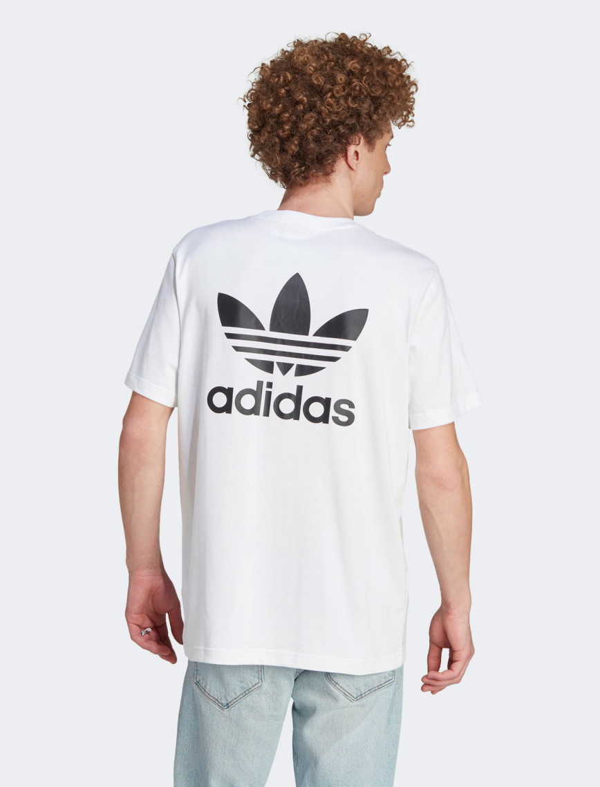 adidas B+F Trefoil Erkek Beyaz Günlük T-Shirt adidas B+F Trefoil Erkek Beyaz Günlük T-Shirt
