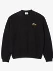 Lacoste Unisex Loose Fit Bisiklet Yaka Organik Pamuk Siyah Sweatshirt Lacoste Unisex Loose Fit Bisiklet Yaka Organik Pamuk Siyah Sweatshirt
