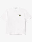 Lacoste Loose Fit Bisiklet Yaka Organik Pamuk Erkek Beyaz T-Shirt Lacoste Loose Fit Bisiklet Yaka Organik Pamuk Erkek Beyaz T-Shirt