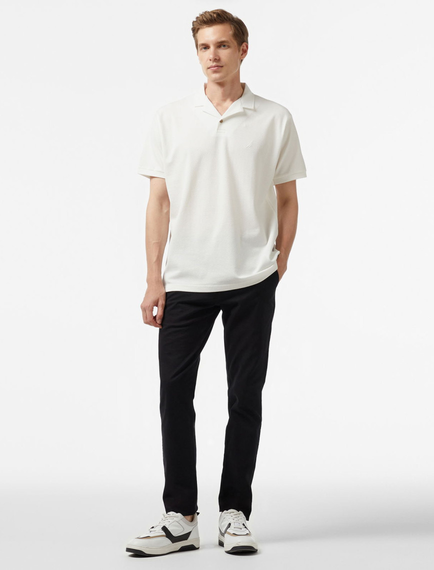 Nautica Erkek Kırık Beyaz Classic Fit Polo Nautica Erkek Kırık Beyaz Classic Fit Polo