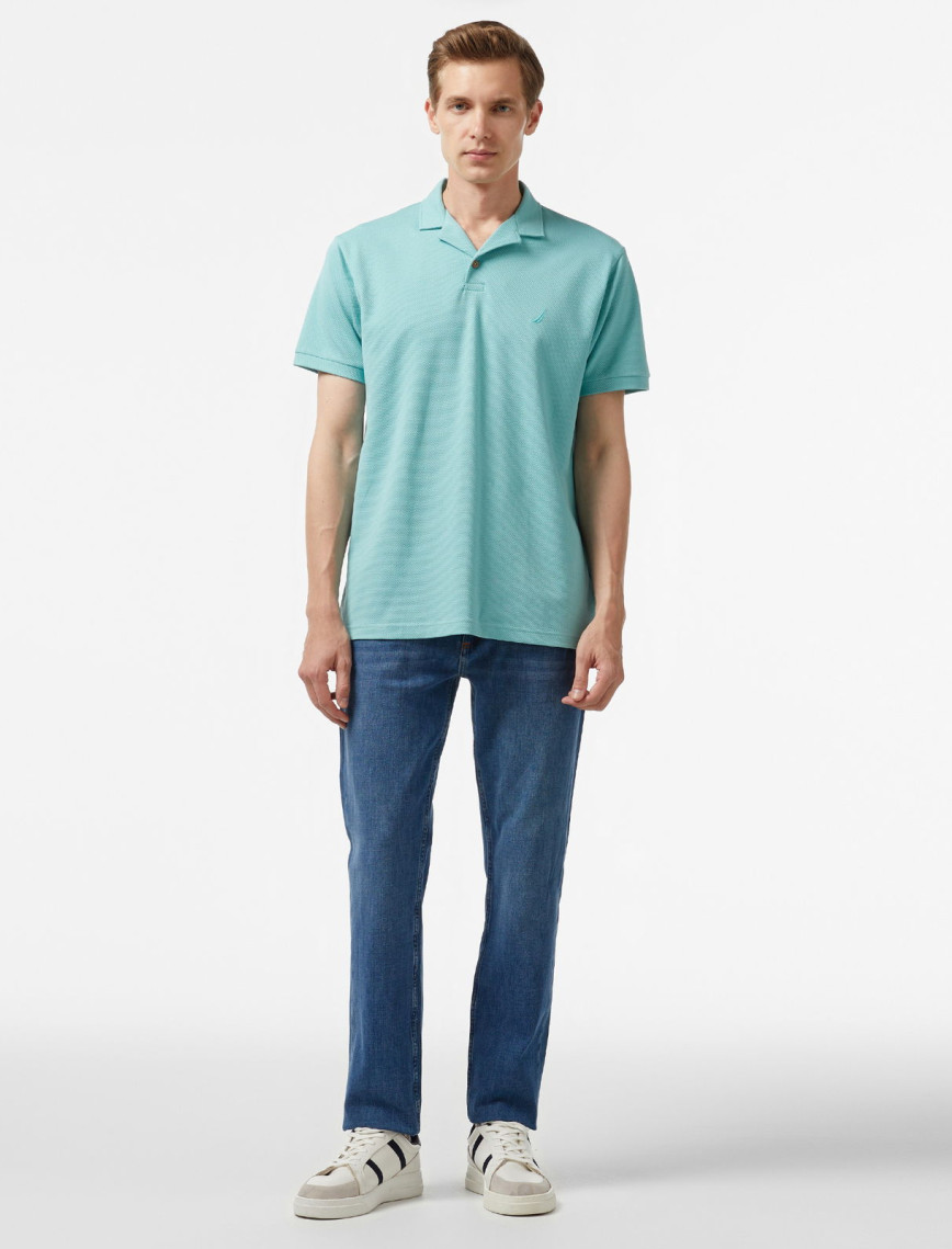 Nautica Erkek Mavi Classic Fit Kısa Kollu Polo Nautica Erkek Mavi Classic Fit Kısa Kollu Polo
