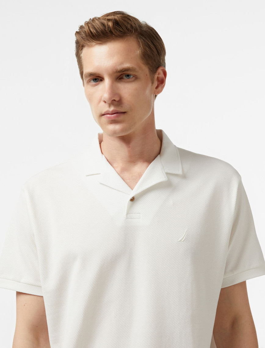 Nautica Erkek Kırık Beyaz Classic Fit Polo Nautica Erkek Kırık Beyaz Classic Fit Polo
