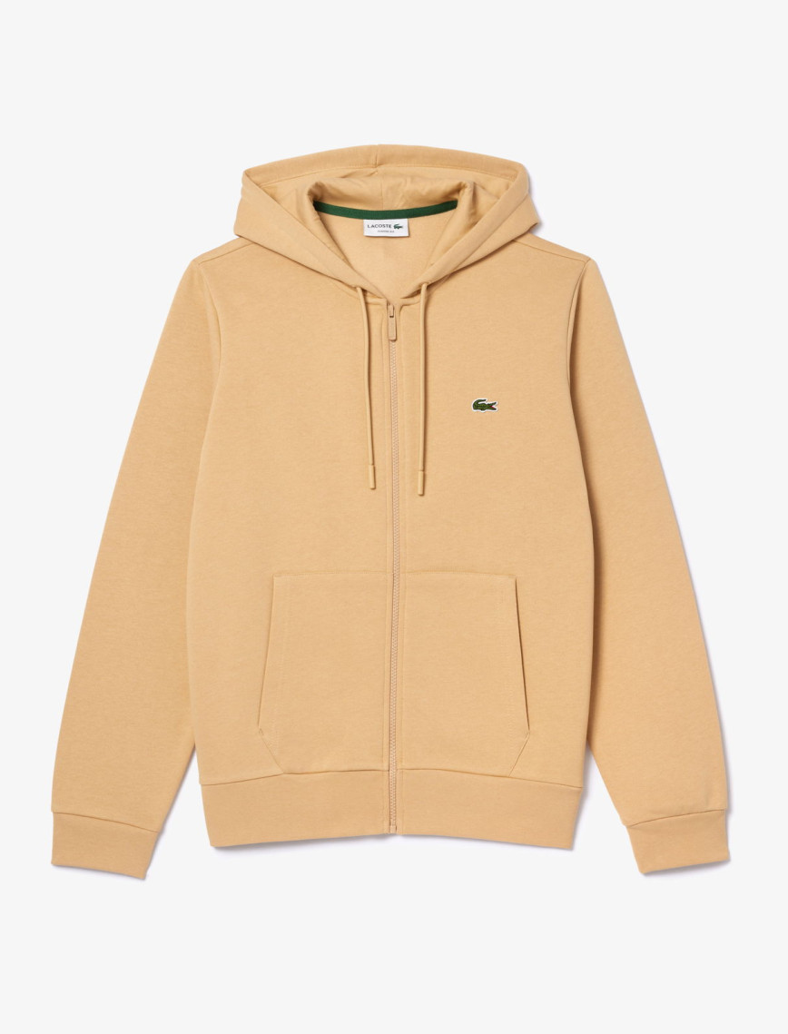 Lacoste Erkek Classic Fit Fermuarlı Bej Sweatshirt Lacoste Erkek Classic Fit Fermuarlı Bej Sweatshirt