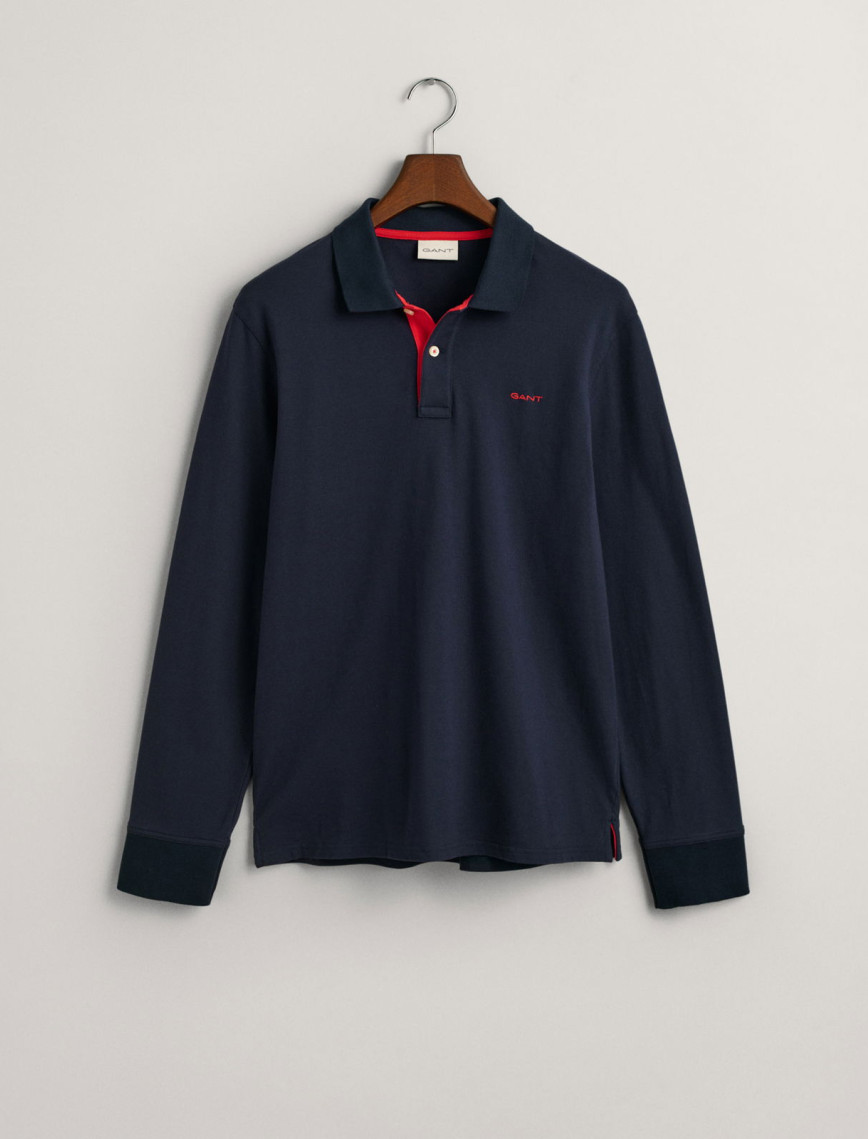 GANT Erkek Lacivert Regular Fit Polo GANT Erkek Lacivert Regular Fit Polo