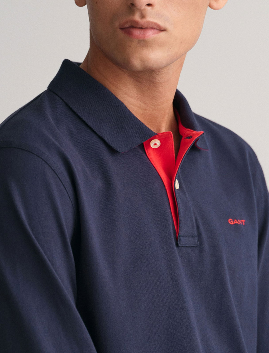 GANT Erkek Lacivert Regular Fit Polo GANT Erkek Lacivert Regular Fit Polo