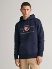 GANT Erkek Lacivert Regular Fit Kapüşonlu Logolu Sweatshirt GANT Erkek Lacivert Regular Fit Kapüşonlu Logolu Sweatshirt