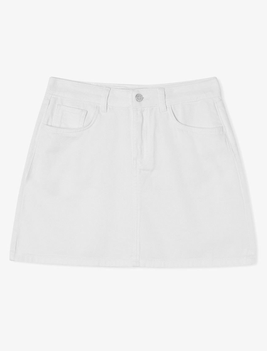 Lacoste Kadın Regular Fit Beyaz Etek Lacoste Kadın Regular Fit Beyaz Etek